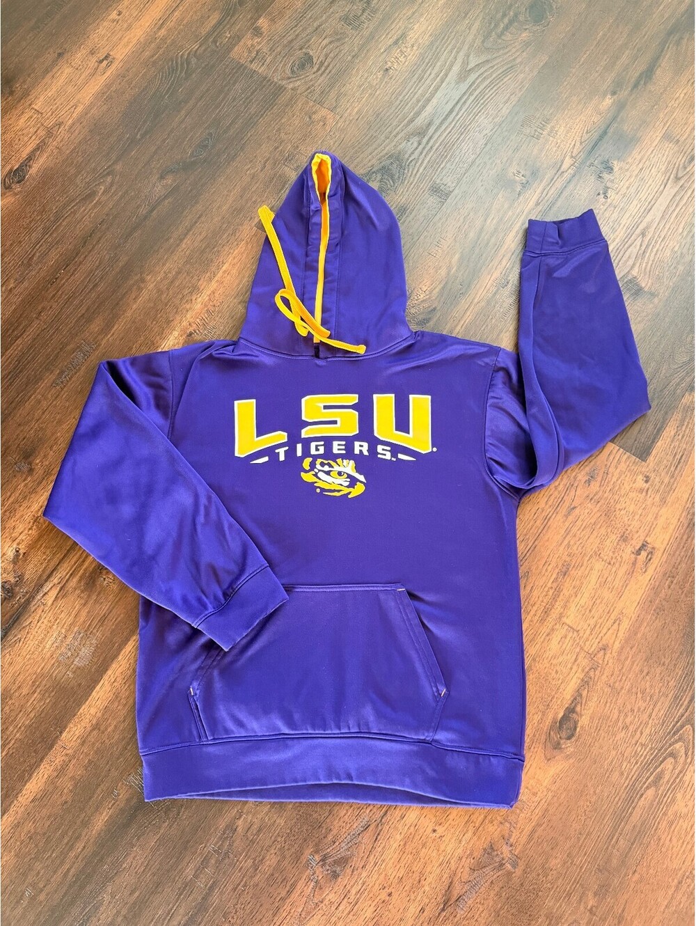 Champion | Men’s Purple LSU Tigers Fleece-Lined Hoodie | Size Medium | 1187